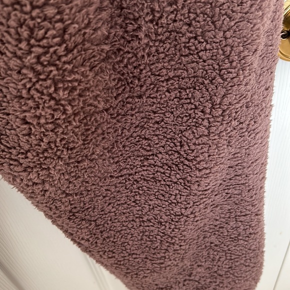 Pink Victoria’s Secret Everyday Lounge Reversible Sherpa Joggers brown - Picture 10 of 12